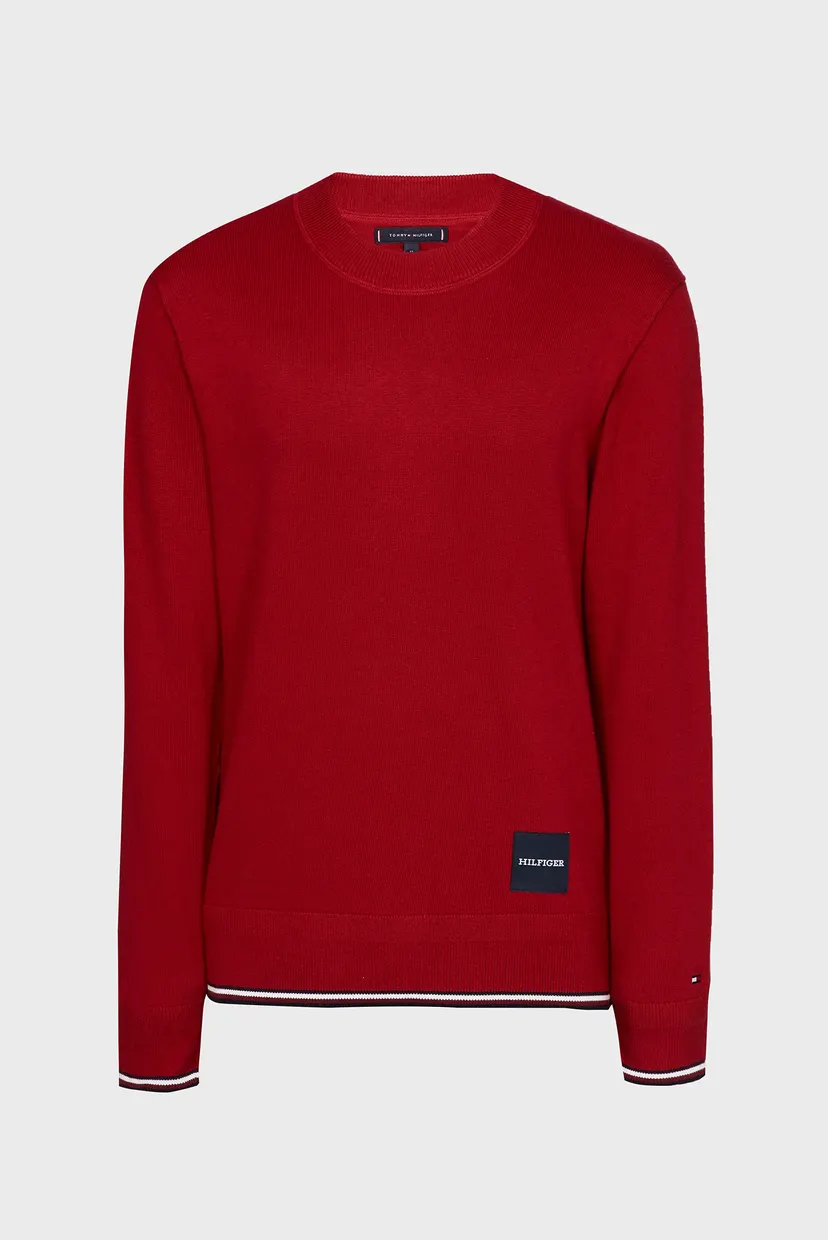 Чоловічий червоний джемпер MONOTYPE GS TIPPED CREW NECK 5