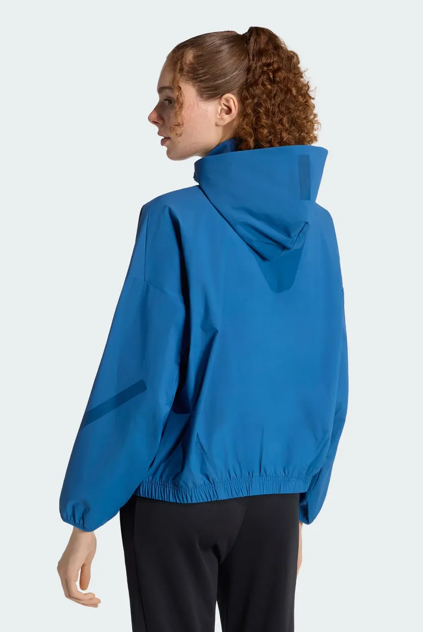 Жіноче синє худі ADIDAS Z.N.E. WOVEN 3