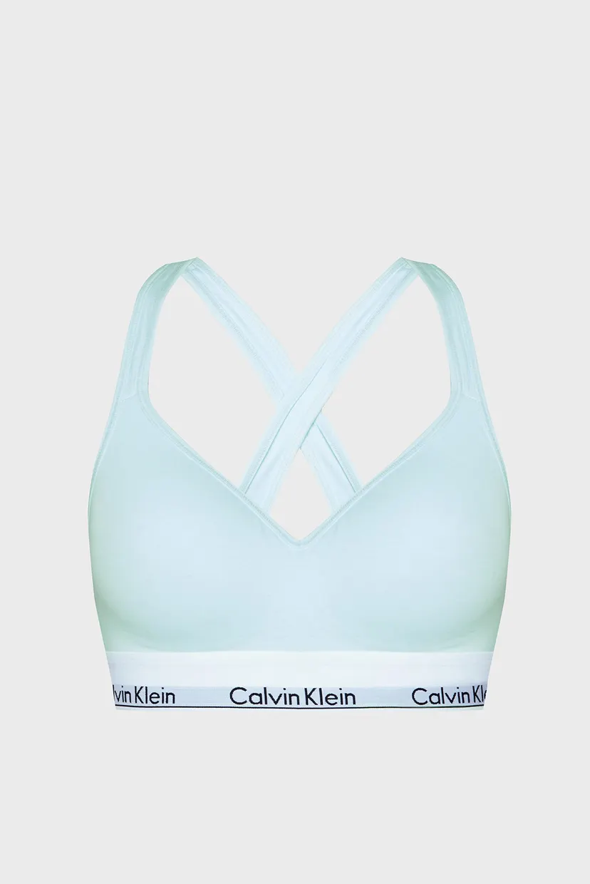 Женский голубой топ 5