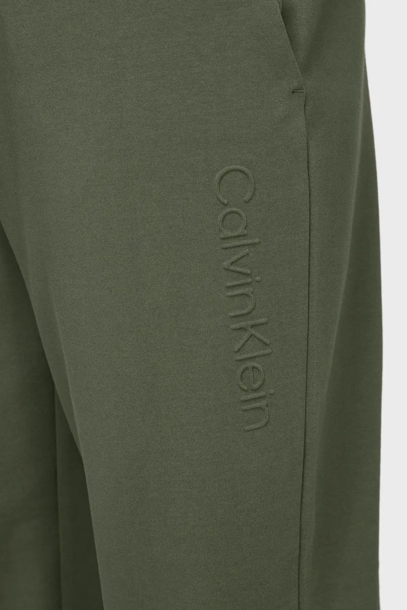 Чоловічі оливкові спортивні штани EMBOSSED LOGO 4