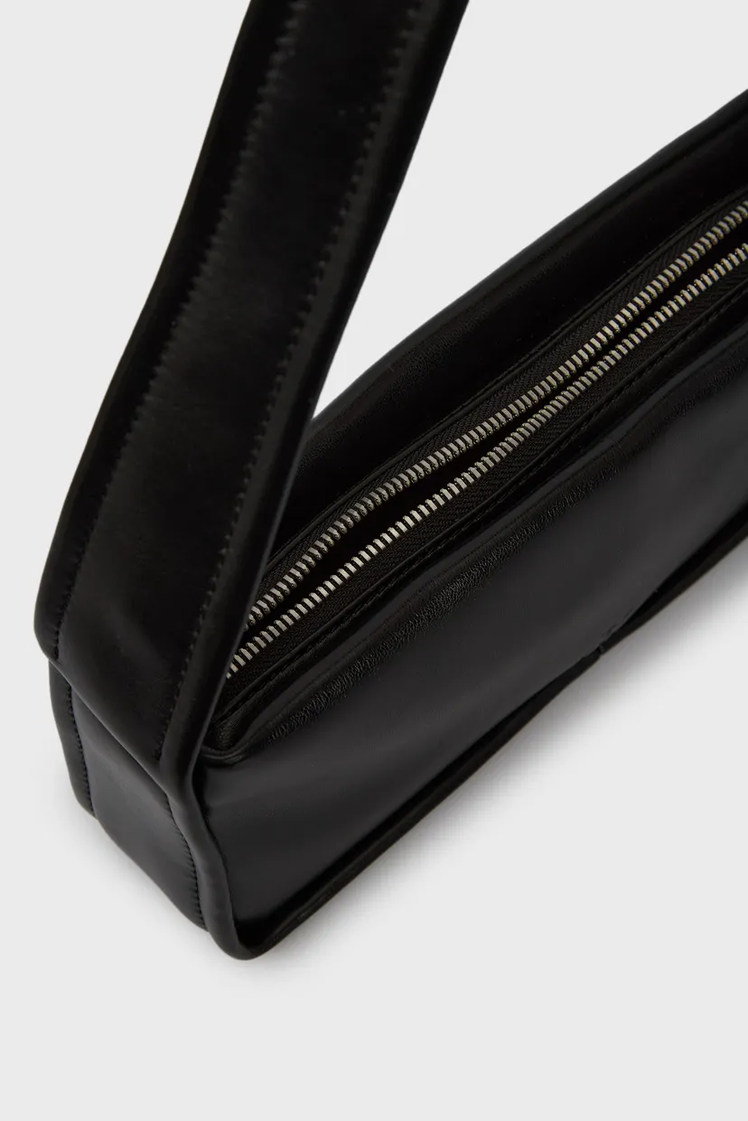 Жіноча чорна сумка KNOTTED SHOULDER BAG26 6