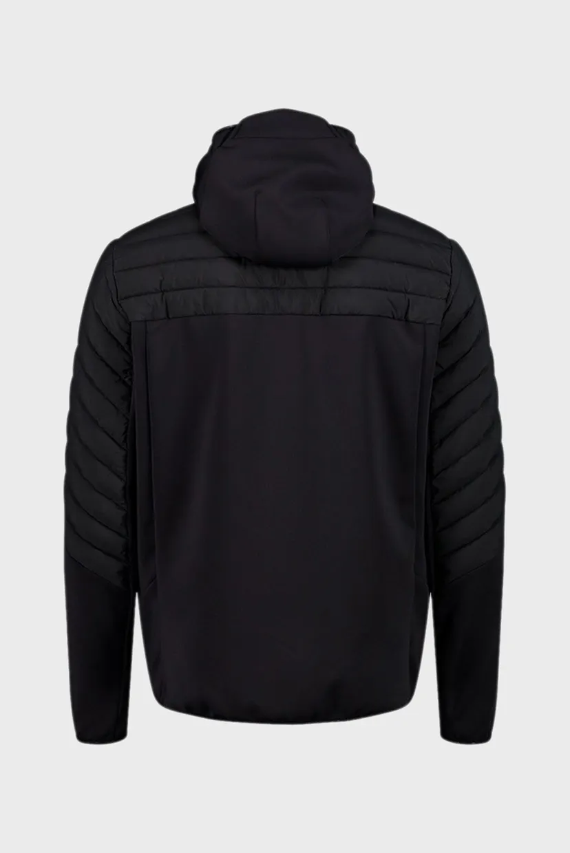 Чоловіча чорна куртка HYBRID FIX HOOD NYLON 6