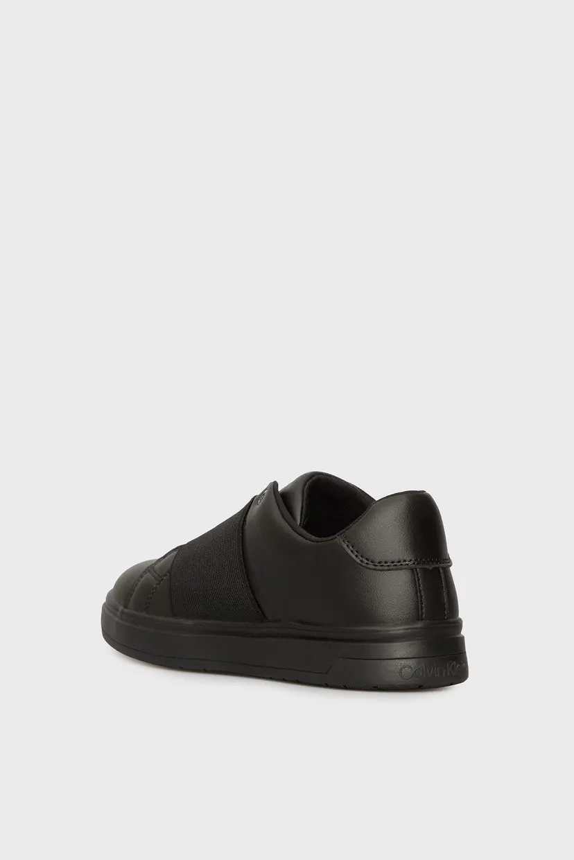Детские черные слипоны LOW CUT 5