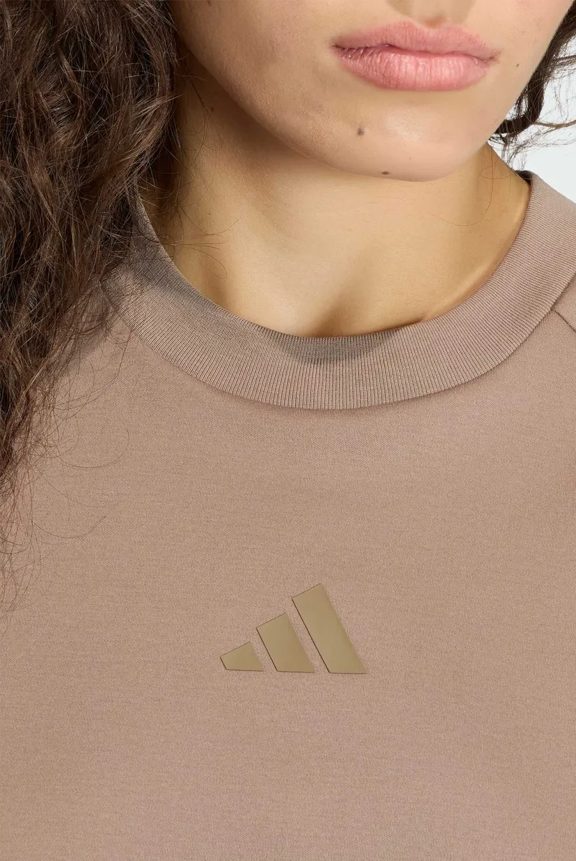 Женская коричневая футболка SOFT LUX 4