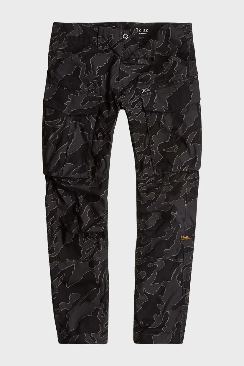 Мужские карго с узором Rovic Zip 3D Regular Tapered 7