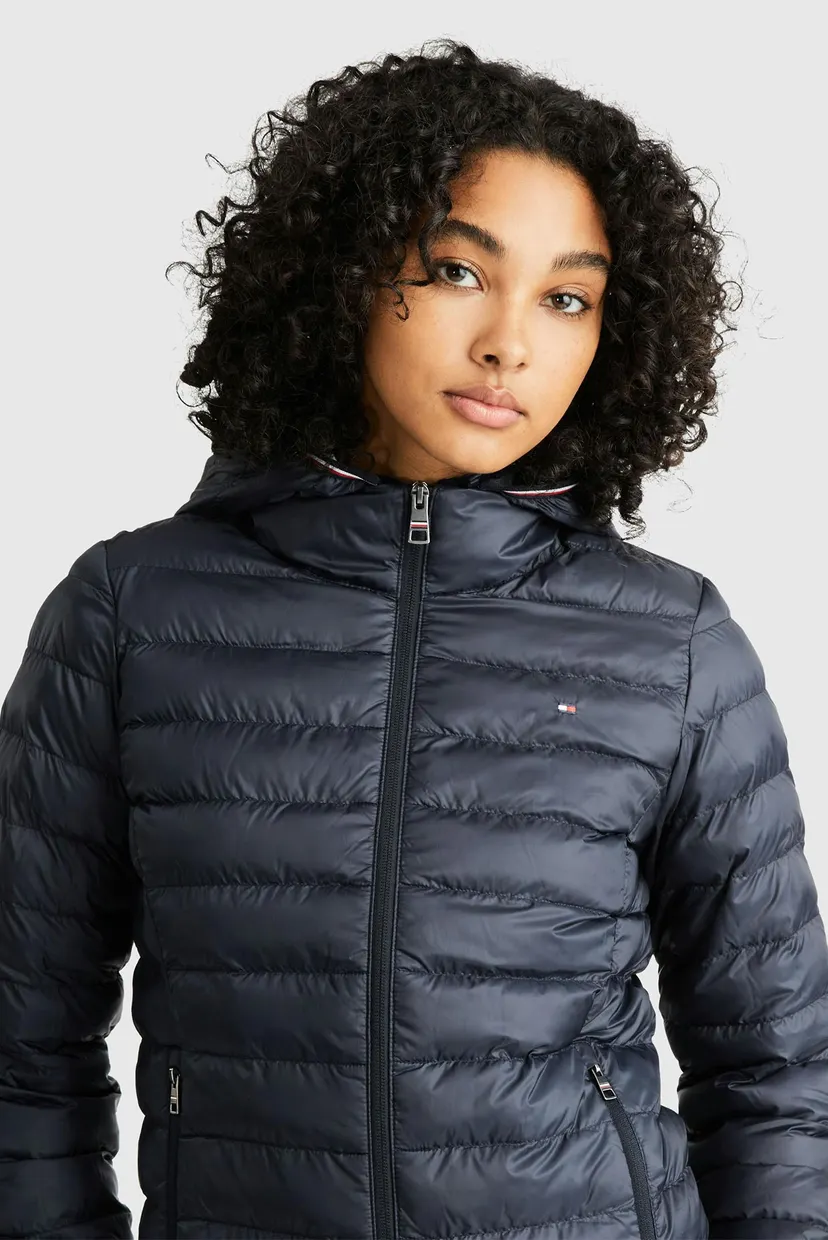 Жіноча темно-синя куртка LW PADDED GLOBAL STRIPE JACKET 5