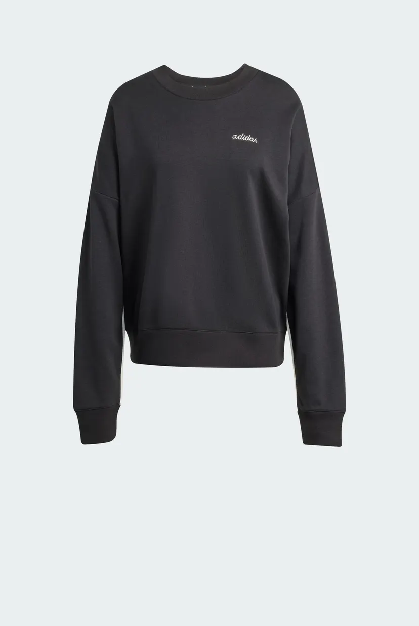 Женский черный свитшот Seasonal Essentials Colorpop with Embroidered Graphic 6