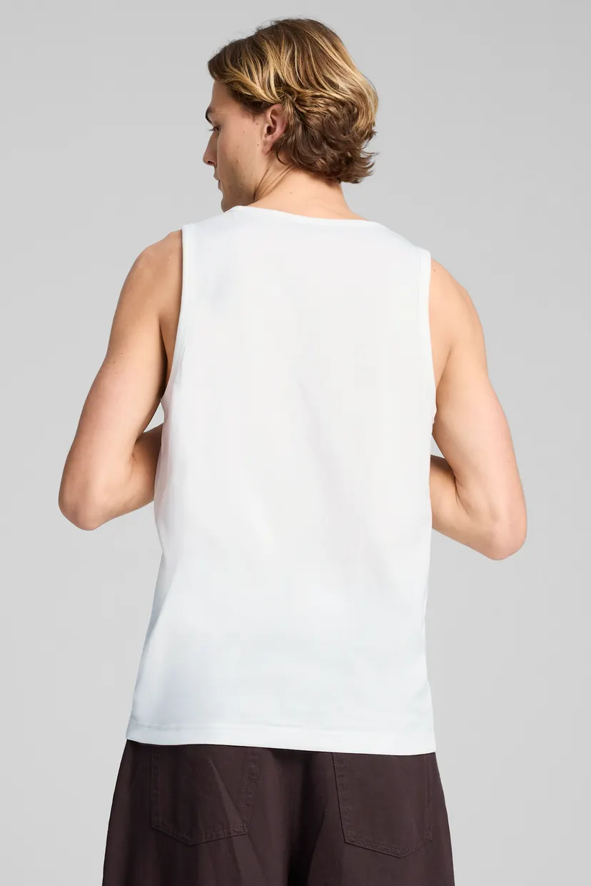 Мужская белая майка Essentials No. 1 Logo Tank Men 3