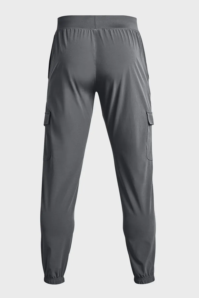 Мужские темно-серые спортивные брюки UA Stretch Woven Cargo Pants 6