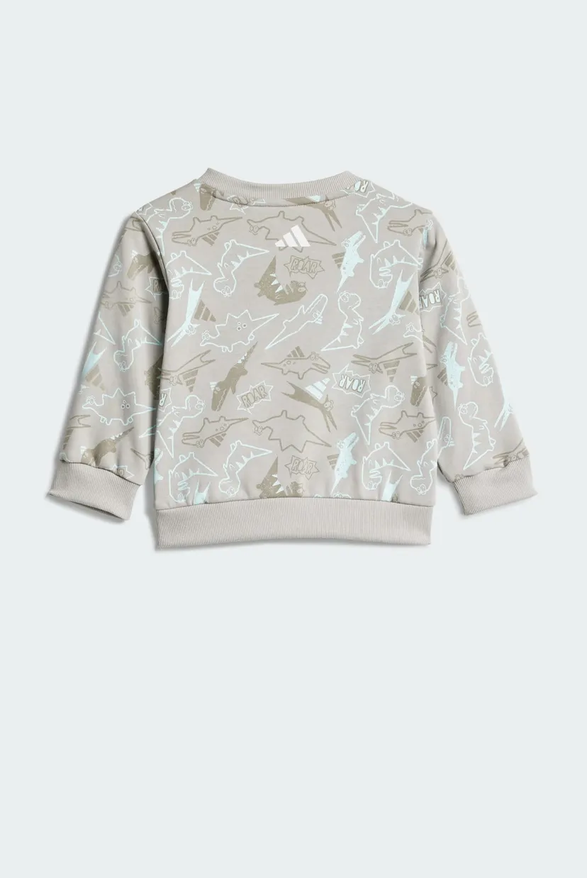 Дитячий сірий спортивний костюм (світшот, штани) Seasonal Essentials Adiraptor French Terry Kids 3