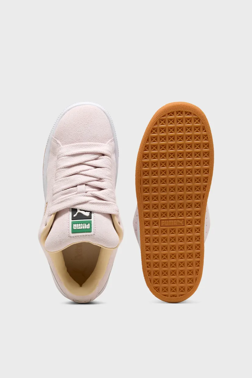 Пудровые замшевые сникерсы Suede XL Sneakers 4
