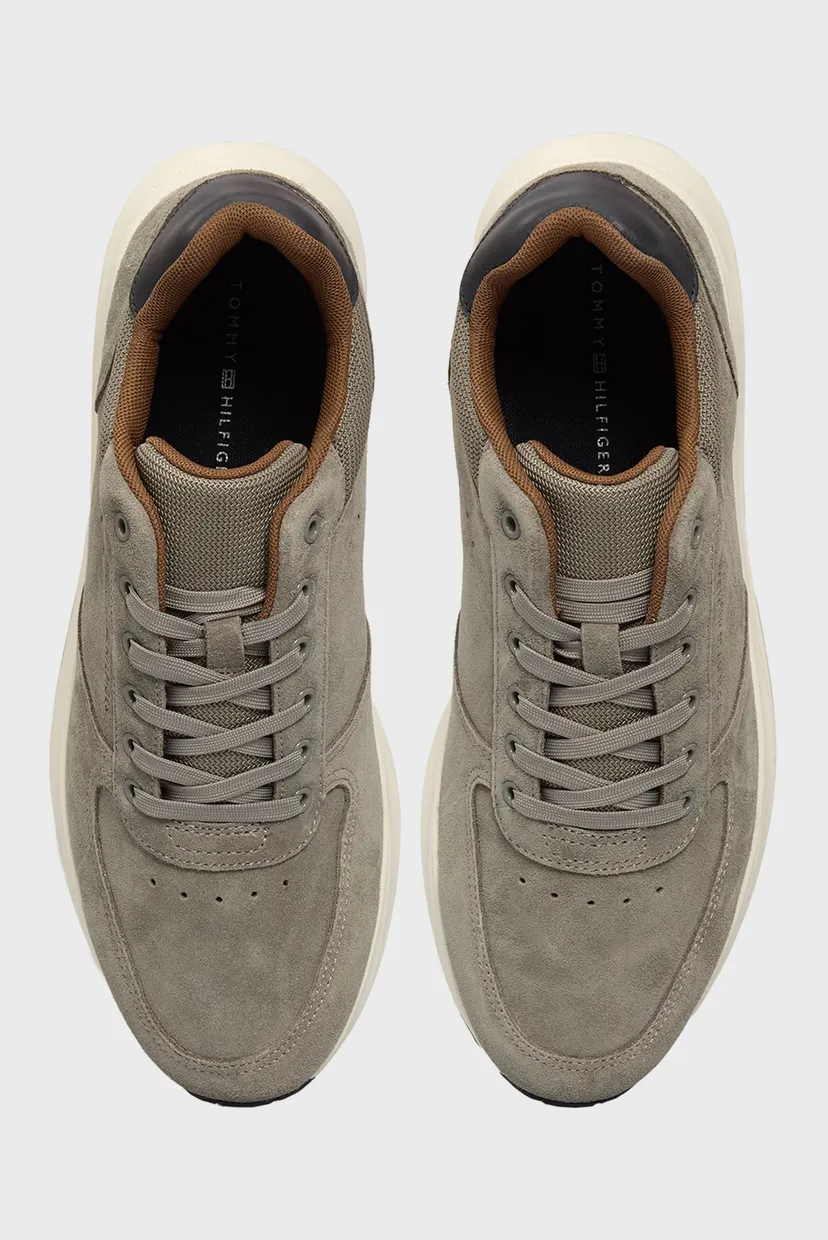 Мужские серые замшевые кроссовки PREMIUM SUEDE HYBRID 4