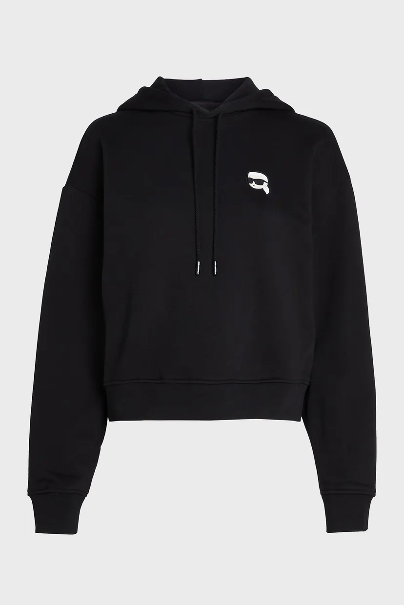 Женское черное худи IKONIK 2.0 5