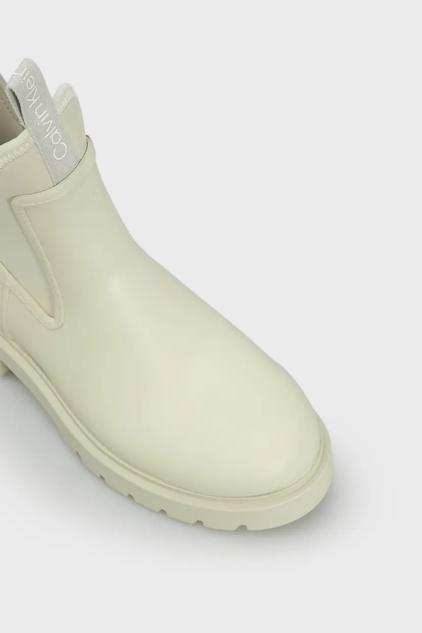Женские белые резиновые сапоги MID RAINBOOT CHELSEA 4