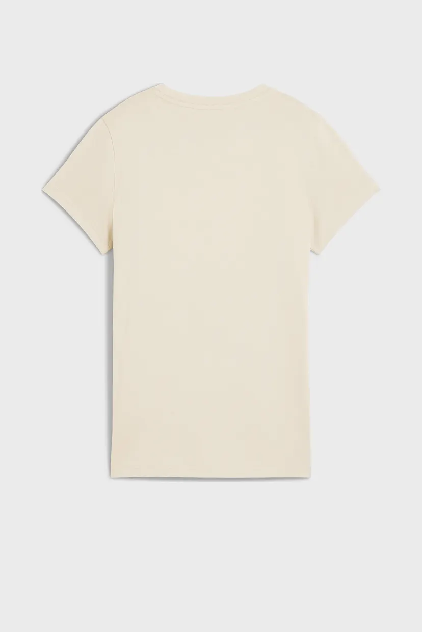 Женская белая футболка ESS SCRIPT Tee Women 5