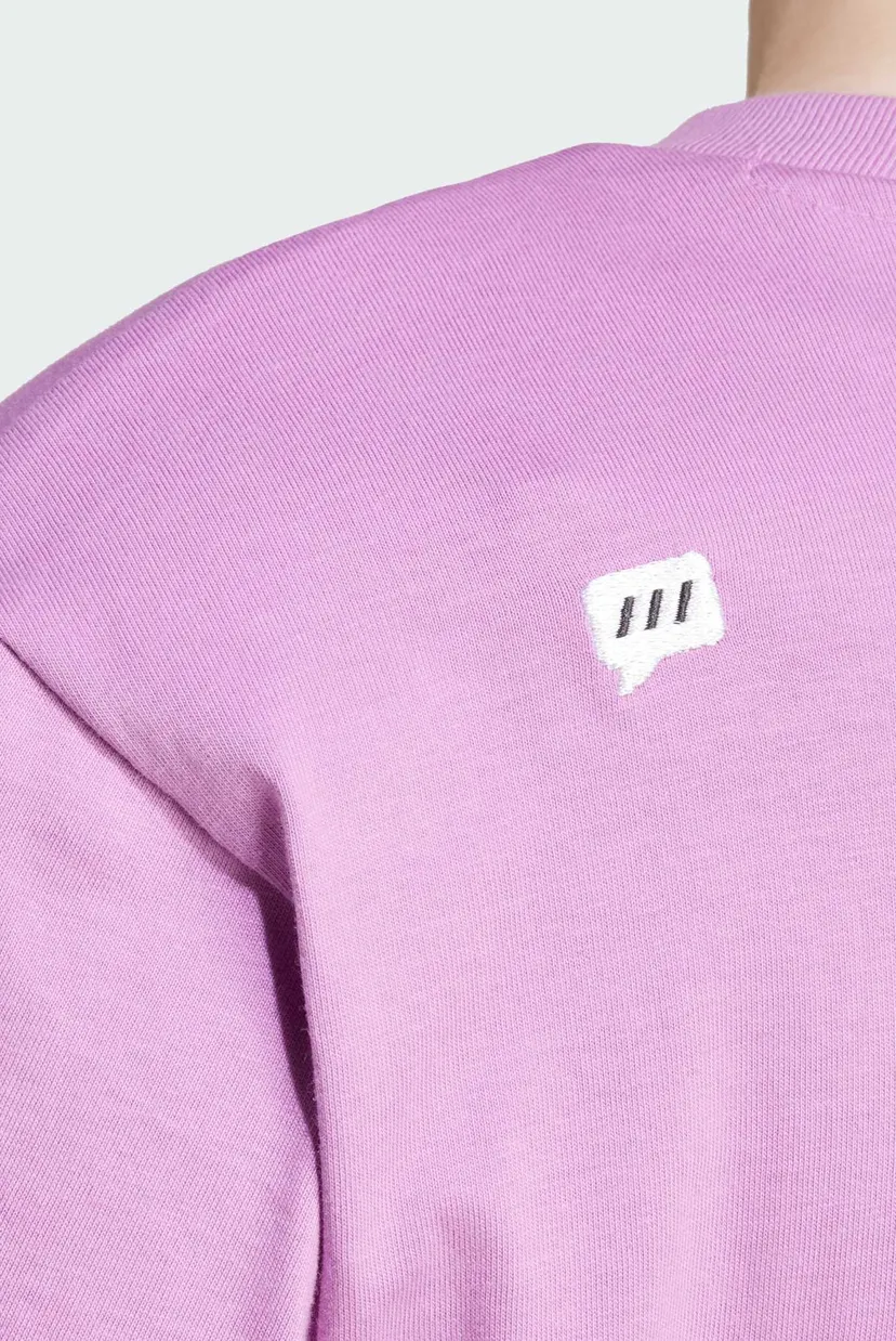 Жіноча бузкова футболка Remoji Graphic 5