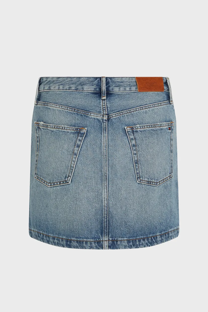 Жіноча синя джинсова спідниця DNM MINI SKIRT HW SAM 6