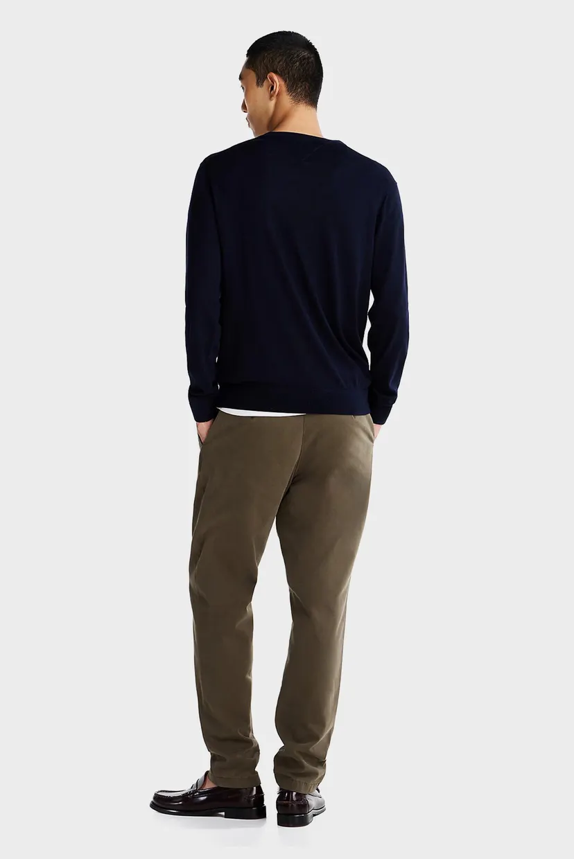 Чоловічий темно-синій джемпер DC COTTON LYOCELL CREWNECK 3
