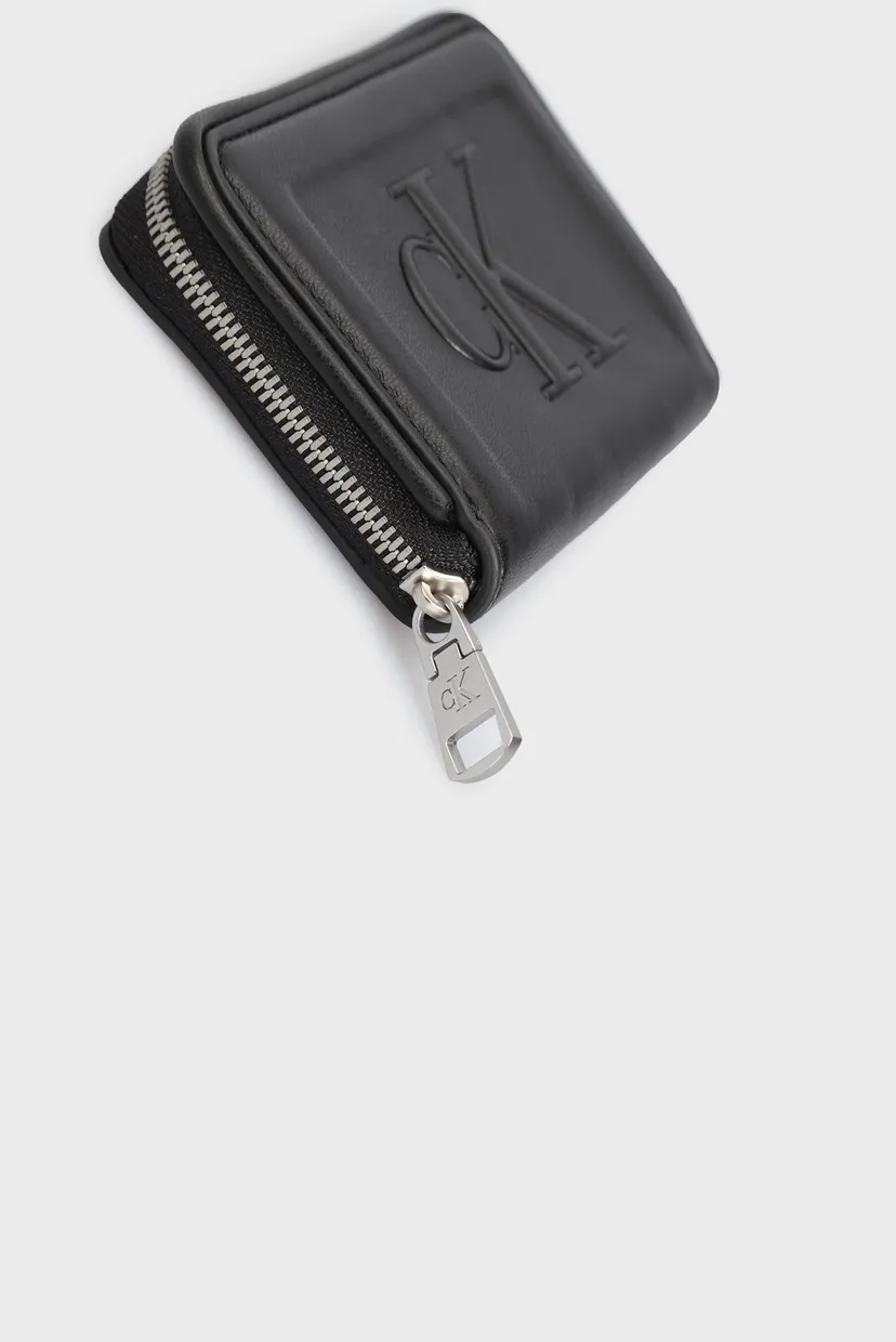 Женский черный кошелек SCULPTED MED ZIP AROUND PIPPING 5