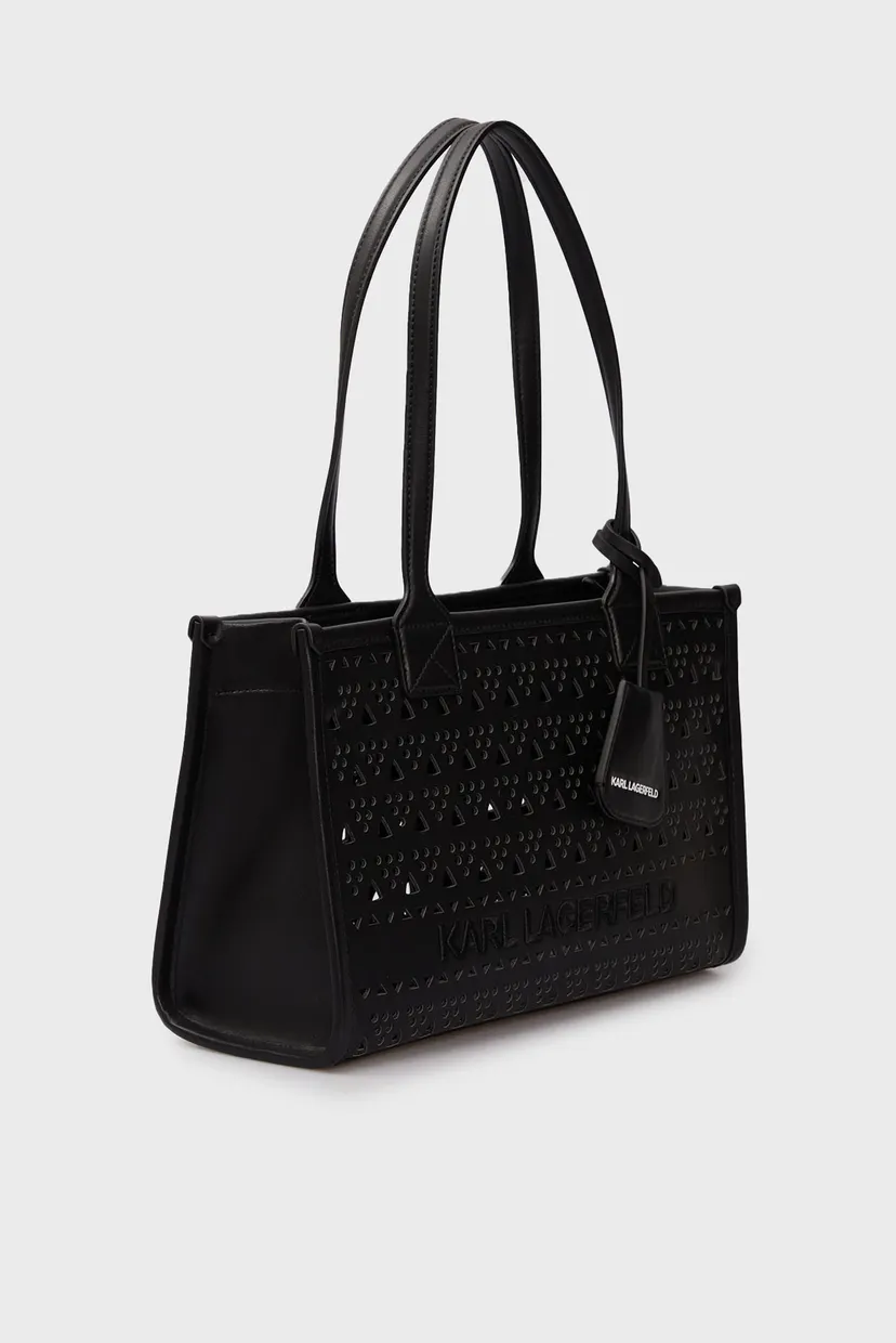 Женская черная сумка K SKUARE MD TOTE PERFORATED 3