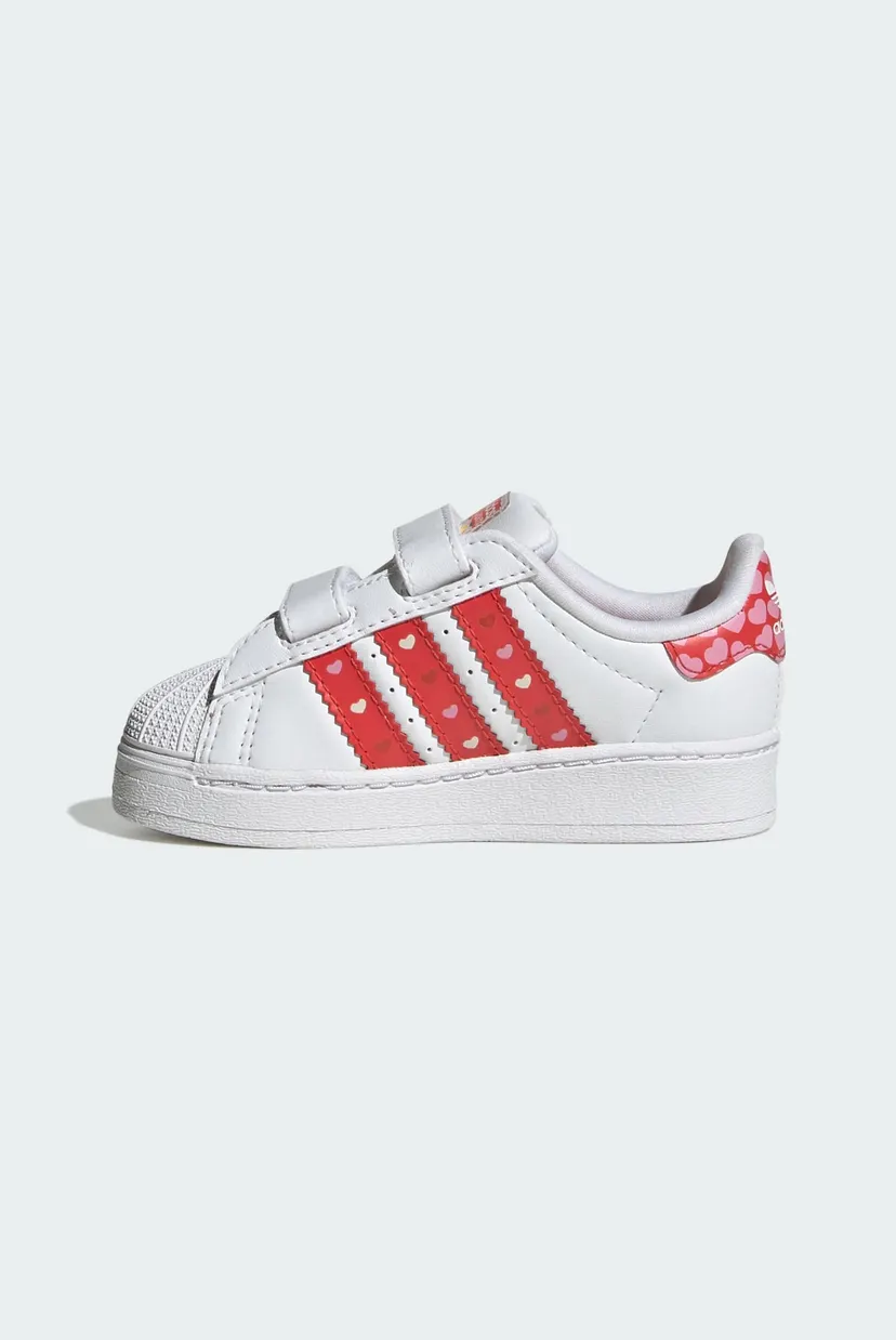 Дитячі білі снікерси ADIDAS DISNEY SUPERSTAR LED LIGHTS COMFORT CLOSURE 6