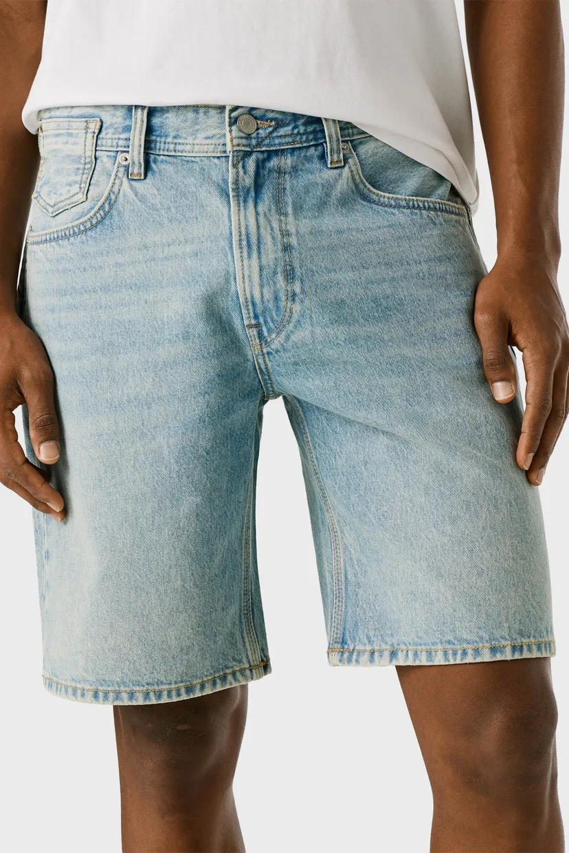 Мужские голубые джинсовые шорты LOOSE TOM VINTAGE 2