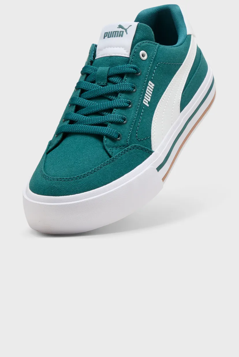 Темно-зелені кеди Court Classic Vulcanised Formstrip Unisex Sneakers 5