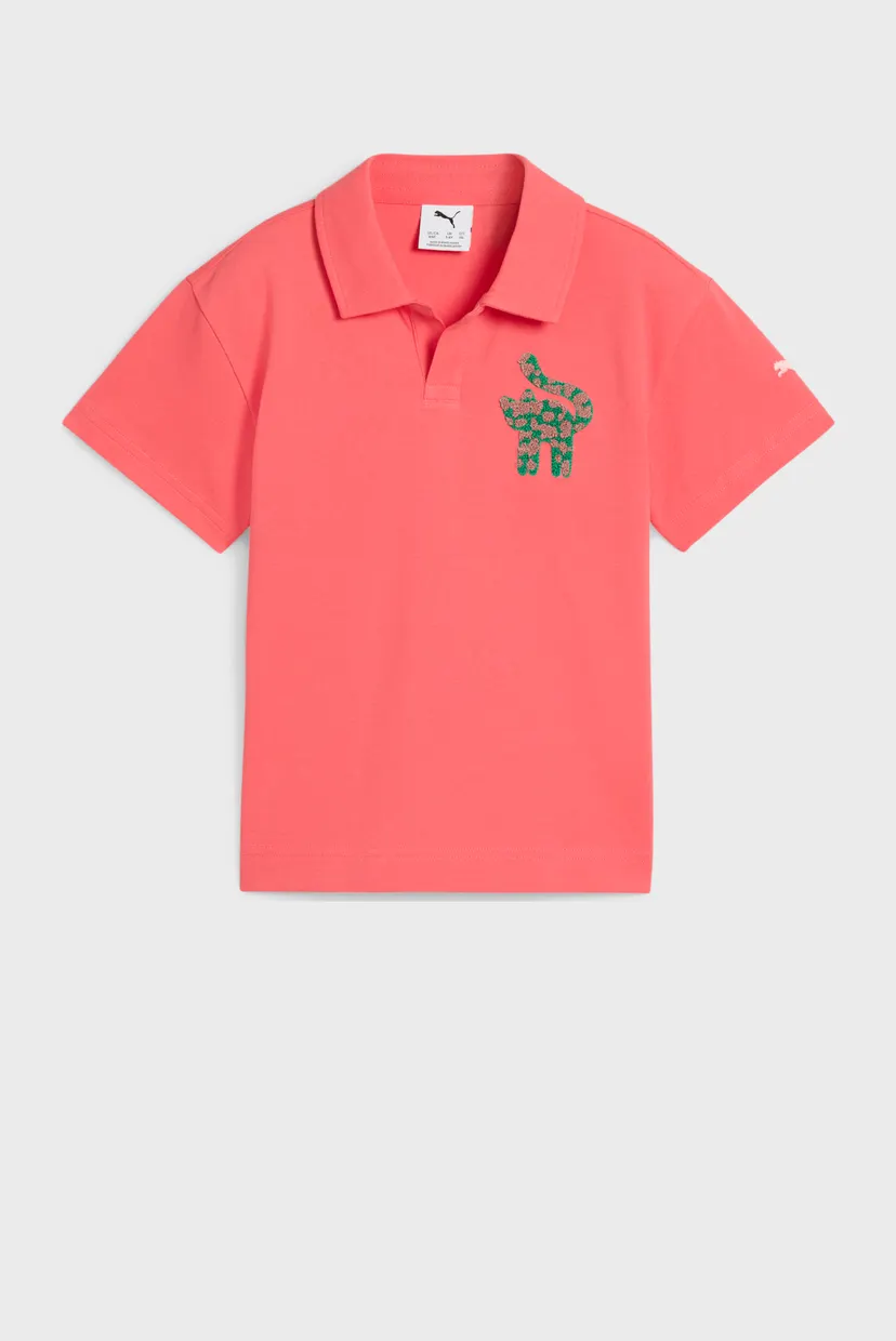 Детское коралловое поло Cats Club Pique Polo Kids 5