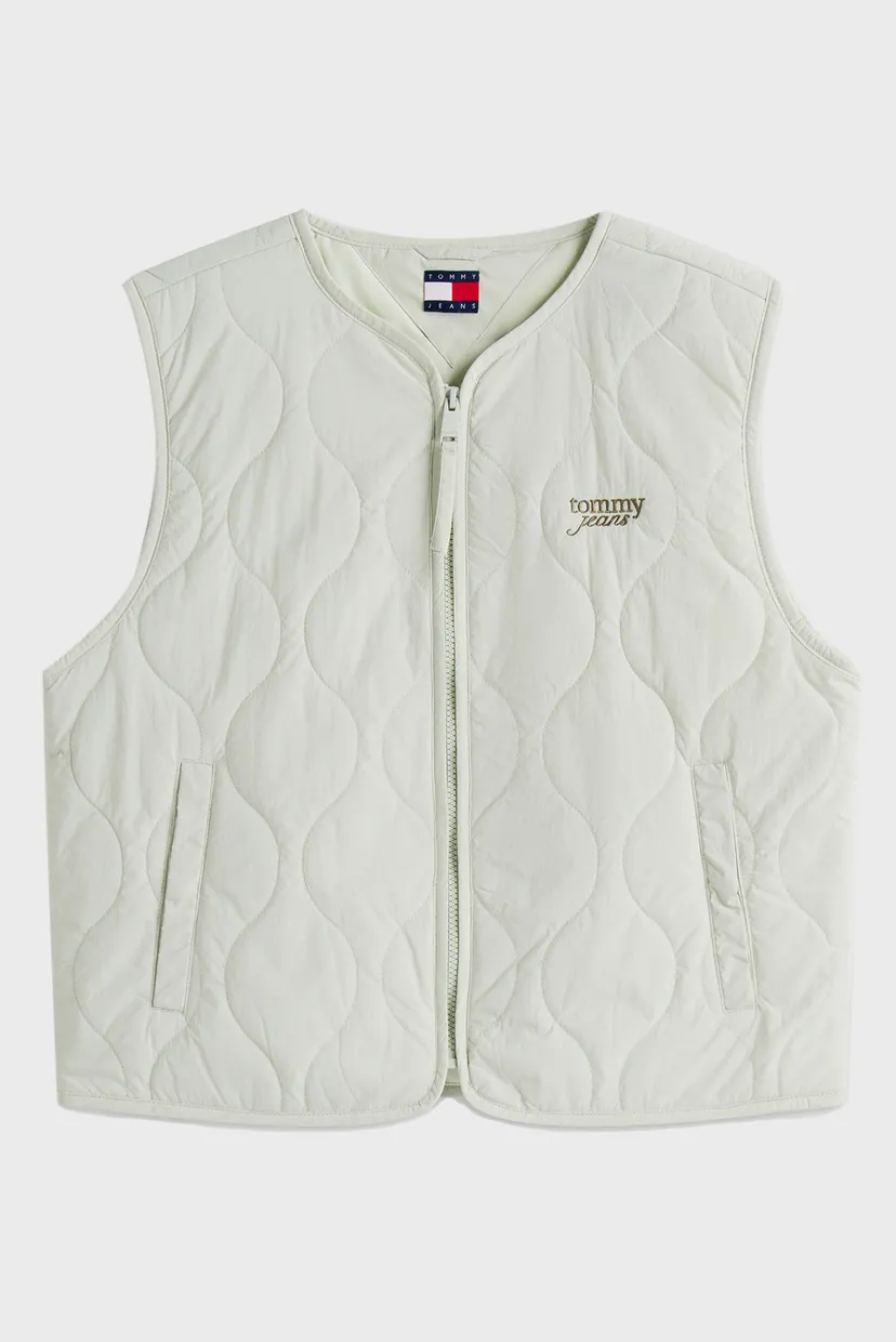 Женский мятный жилет TJW ONION QUILT VEST 5