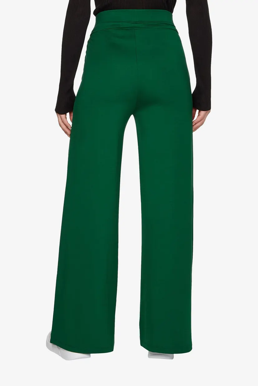 Жіночі зелені спортивні штани WIDE LEG KNIT 3