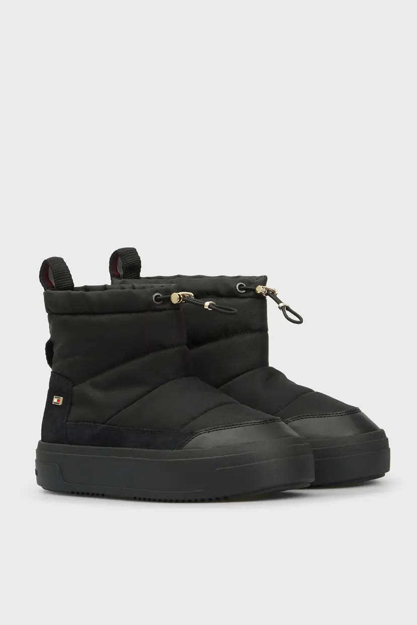 Жіночі чорні дутики FLAG NYLON MINI SNOWBOOT 3