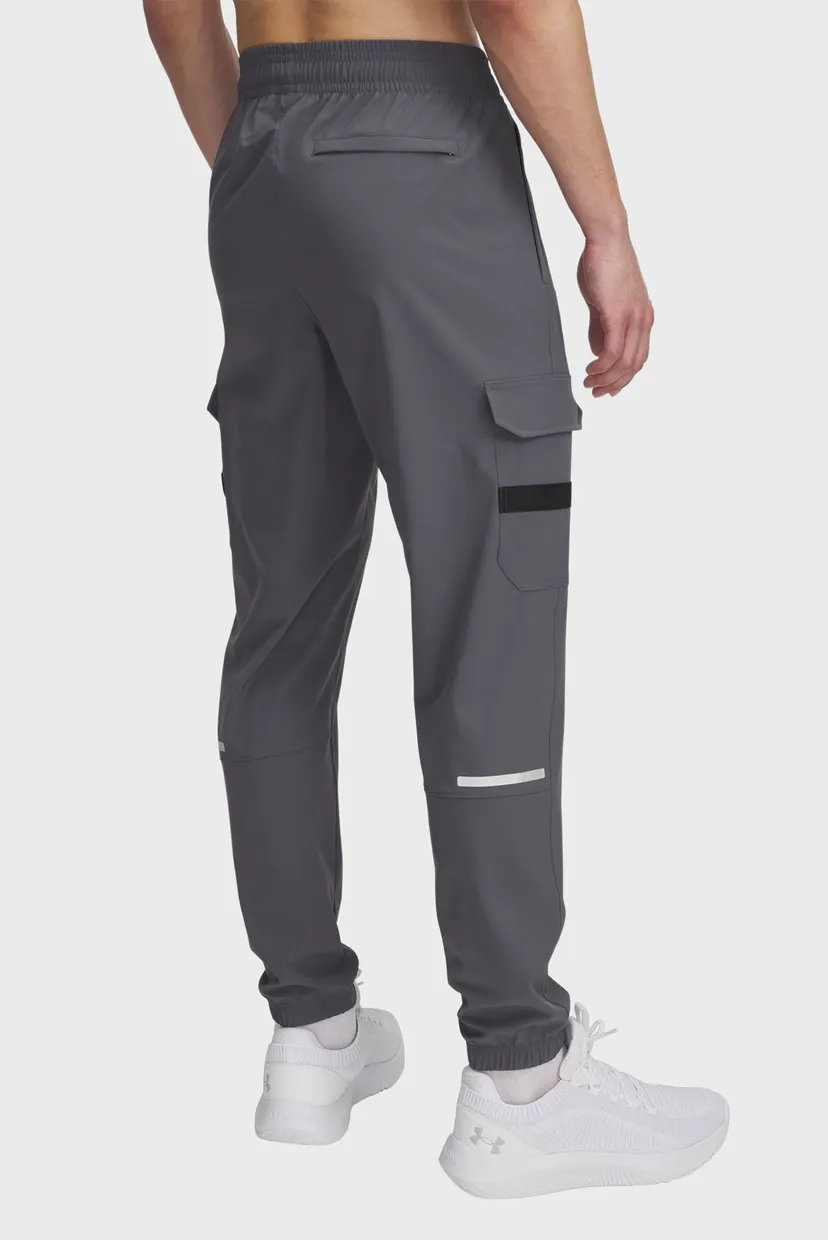 Мужские серые спортивные брюки UA Tech Utility Woven Pant 3
