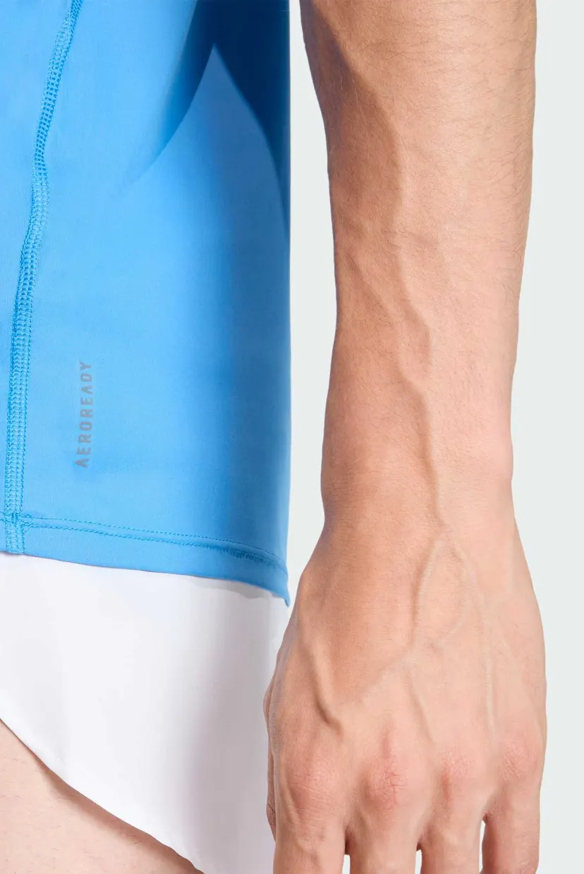 Мужская голубая футболка Adizero Essentials 5