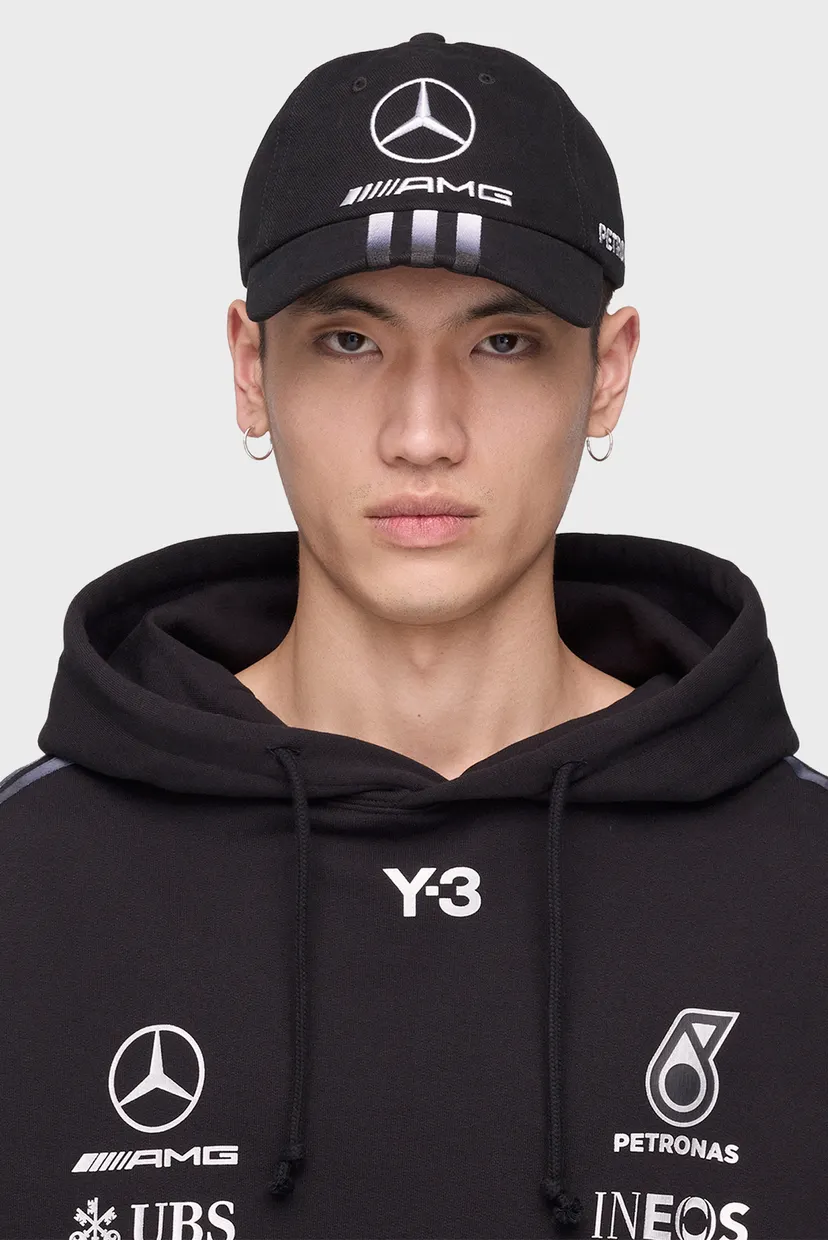 Чорна кепка Y-3 MERCEDES-AMG PETRONAS FORMULA 1 TEAM DAD 5