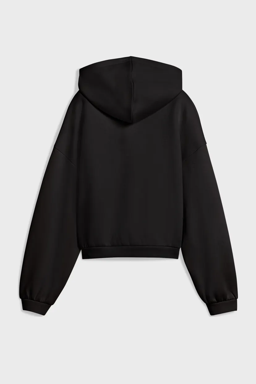 Женское черное худи Wardrobe Essentials Oversized Hoodie Women 5
