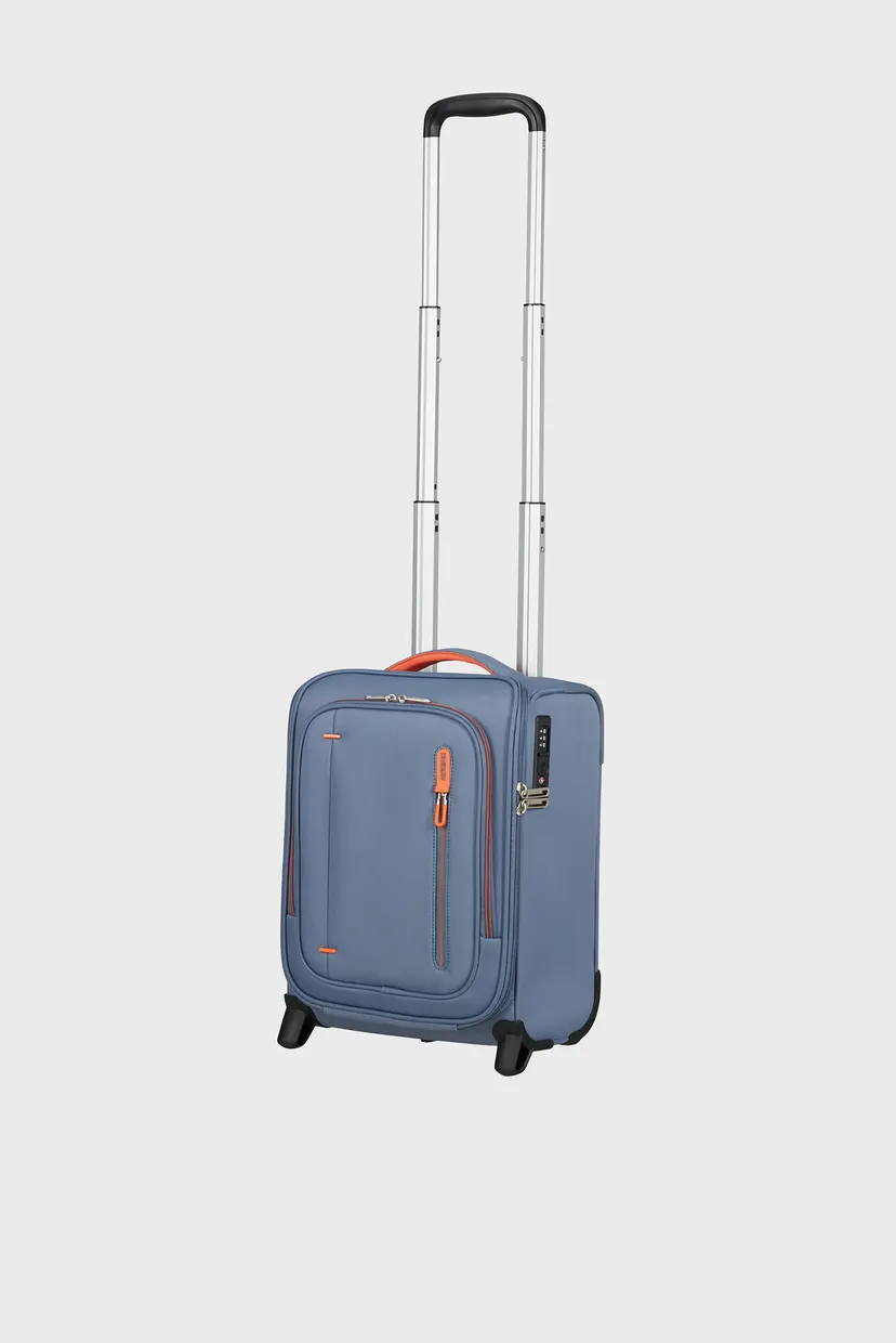 Синий чемодан 40 см CLOUDRIDER STONE BLUE 6
