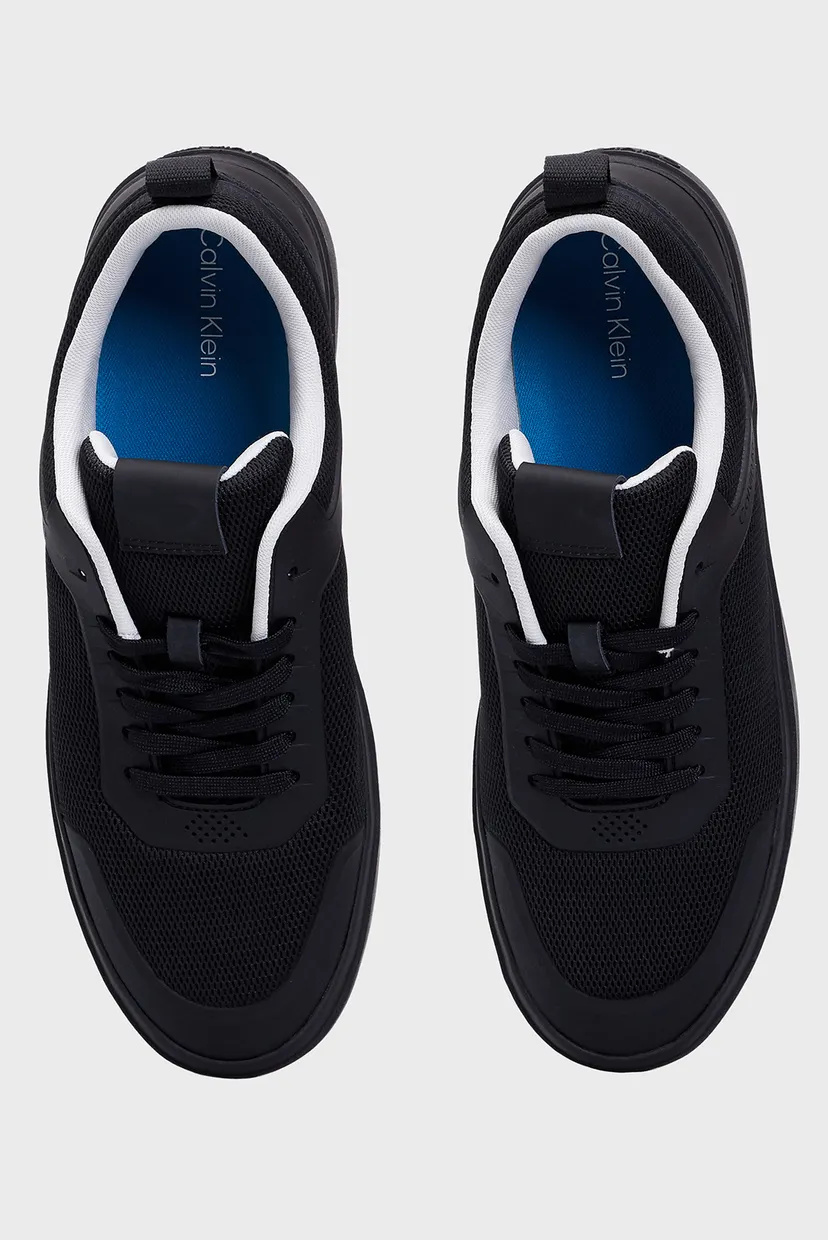 Чоловічі чорні снікерси LOW TOP LACE UP KNIT 4