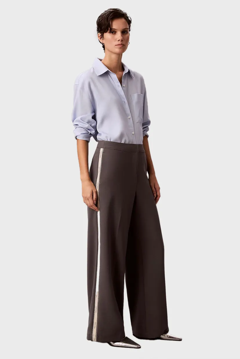 Женские серые брюки STRETCH SUITING TRACK PANT 3