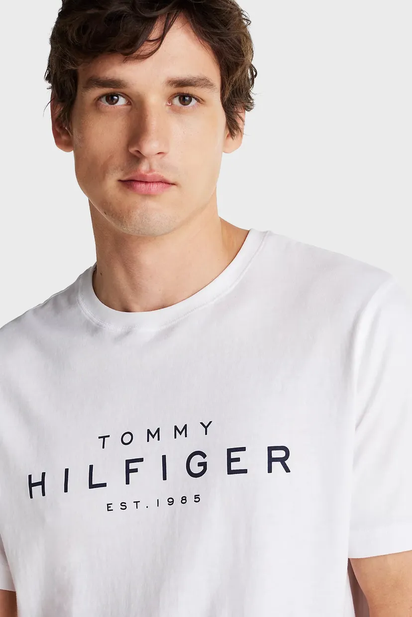 Чоловіча біла футболка BIG HILFIGER TEE 4