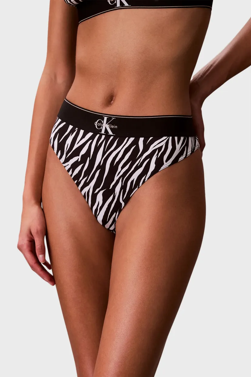 Женские трусики с узором THONG 5