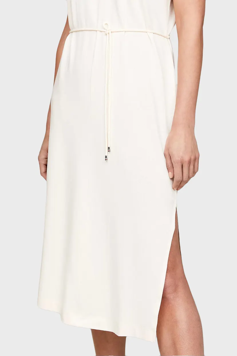 Жіноча біла сукня OPN PLKT LYLL POLO DRS WAIST DTL 4