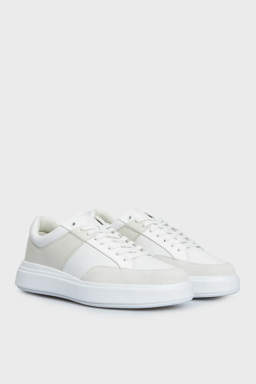 Чоловічі білі шкіряні кросівки LOW TOP LACE UP LTH 3