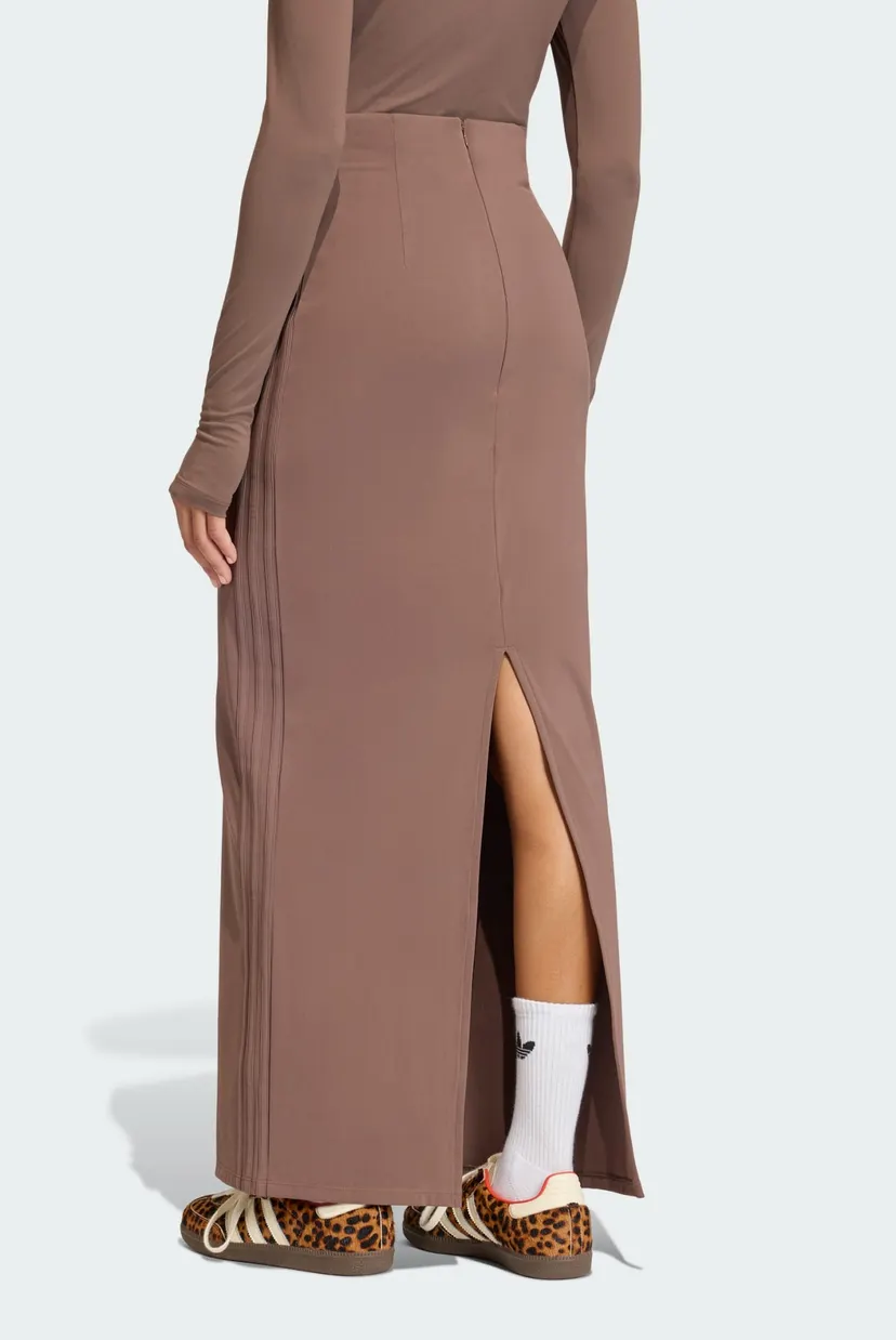 Женская коричневая юбка MAXI 3