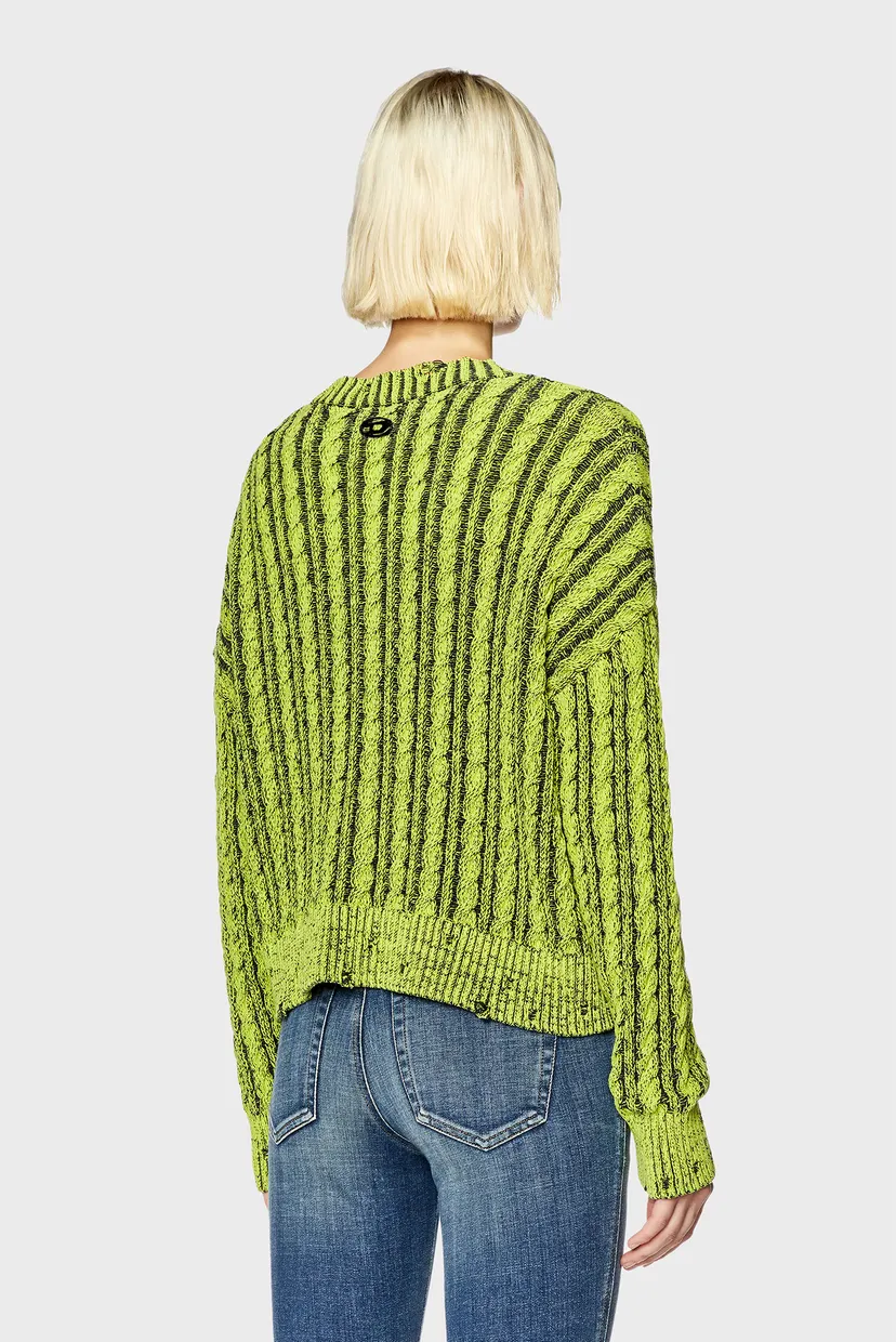Жіночий салатовий пуловер M-OXIA KNITWEAR 3
