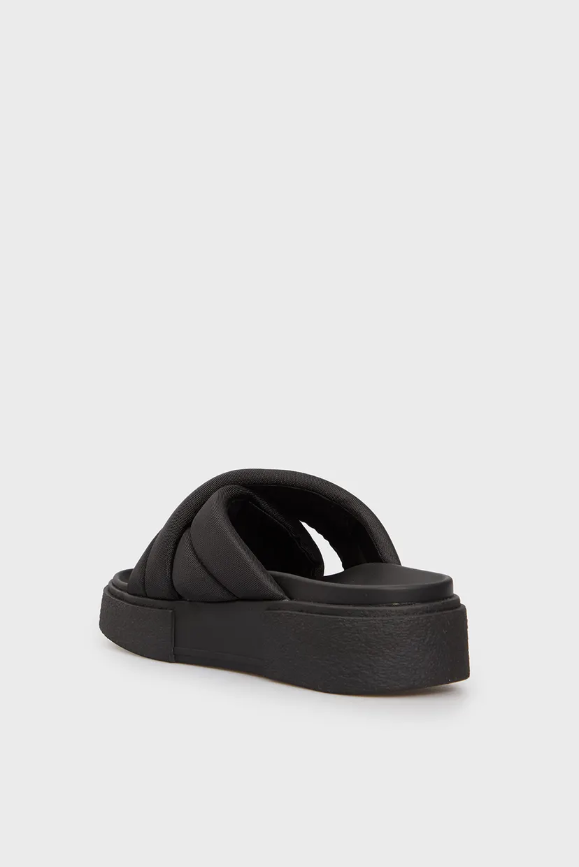Жіночі чорні слайдери FLATFORM 5