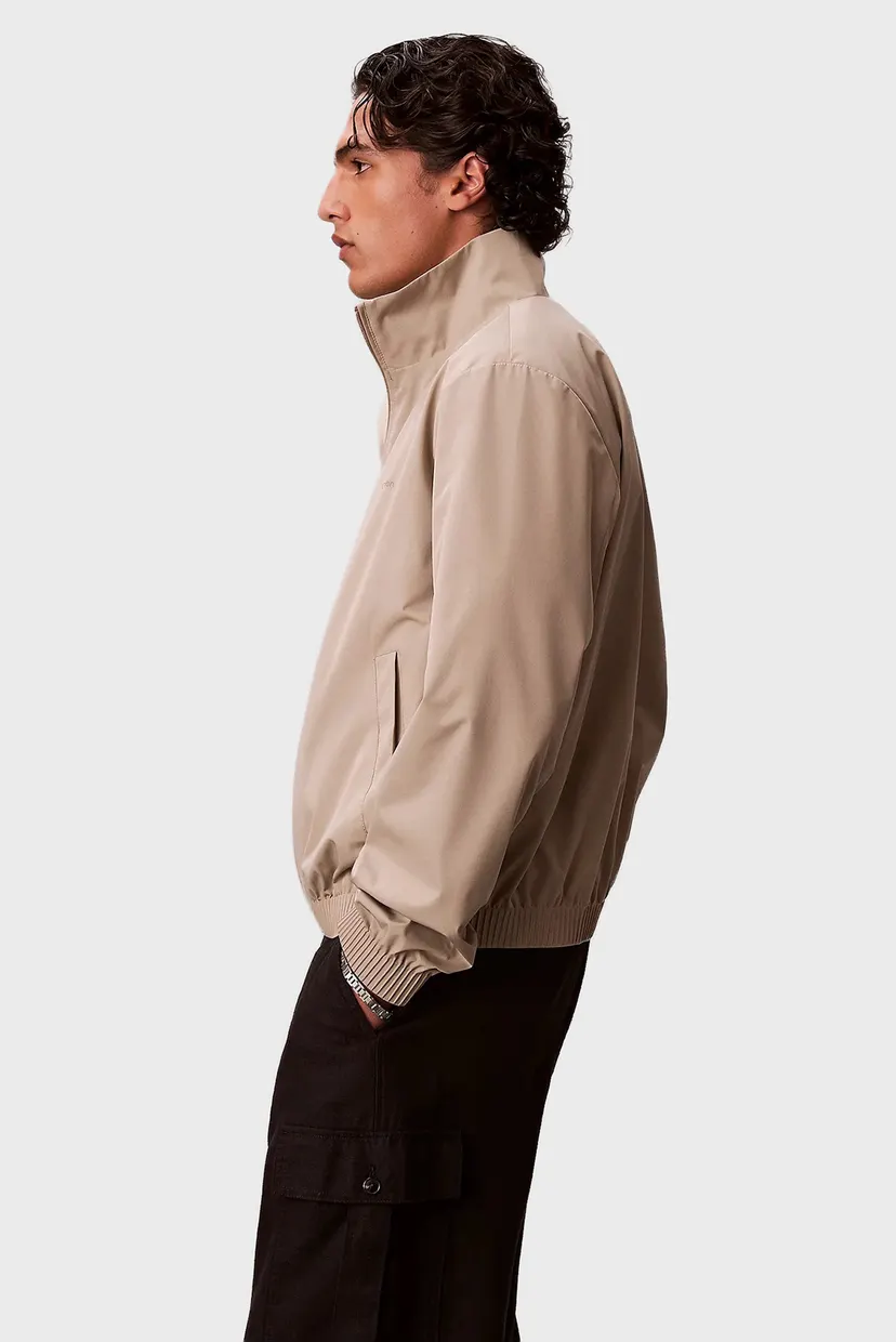 Мужская бежевая куртка STAND COLLAR 3