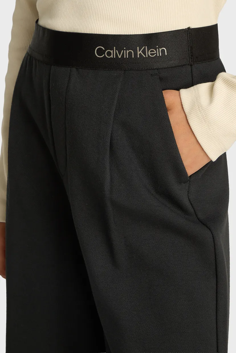 Дитячі чорні шорти BERMUDA TWILL PUNTO SHORTS 3
