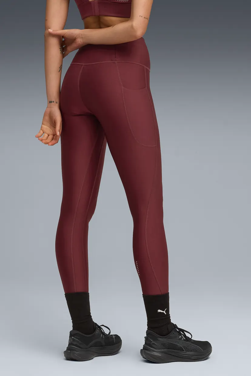 Жіночі бордові тайтси PUMA RUN Ultraform 7/8th Tights Women 3