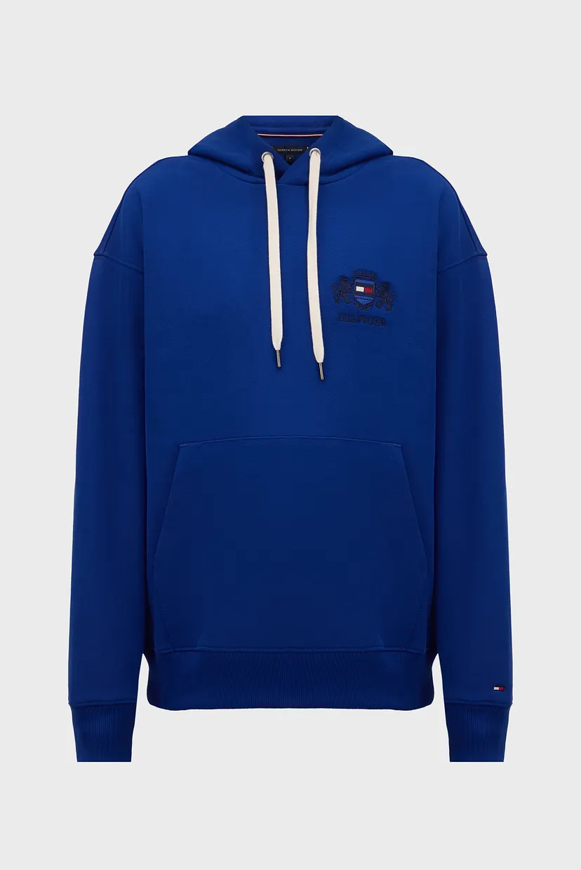Мужское синее худи HILFIGER SMALL CREST 5