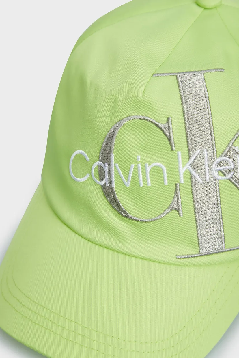 Дитяча салатова кепка SLANTED MONOGRAM EMBR BB CAP 5